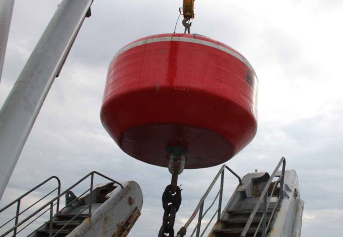 Coffre d'amarrage Ocean 3 - Mise à l'eau coffre 8 T Base Navale Brest