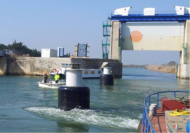 Canal du Rhône à Sète - Passage du Vidourle